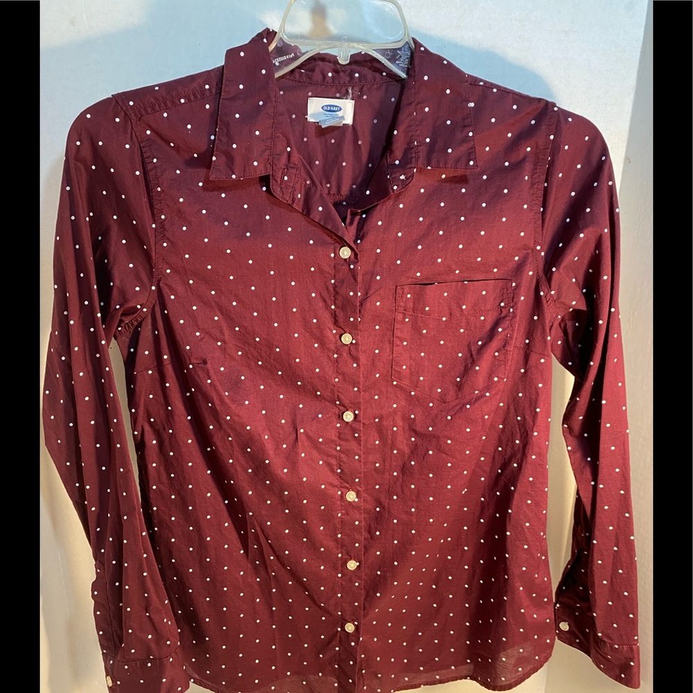 Ladies size medium Old Navy Button down blouse